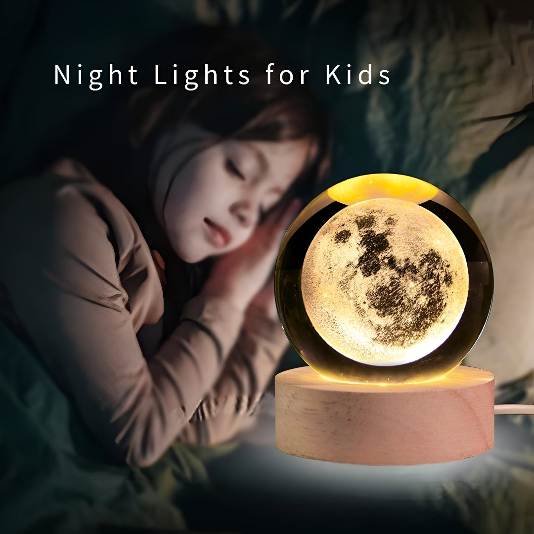 Crystal Moon Lamp