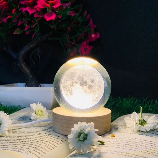 Crystal Moon Lamp