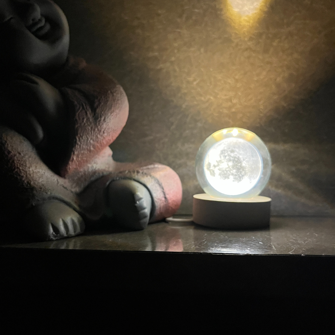 Crystal Moon Lamp