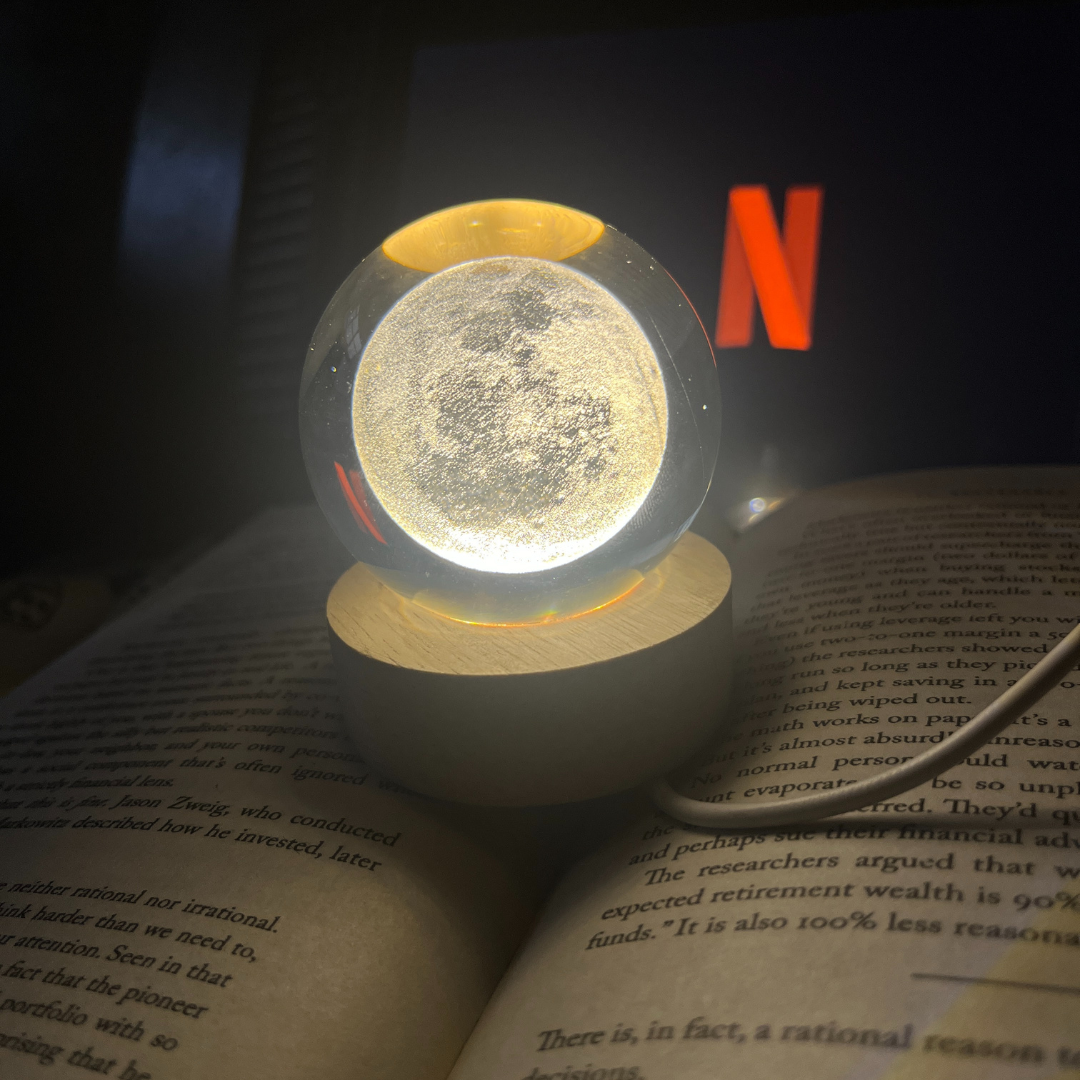 Crystal Moon Lamp