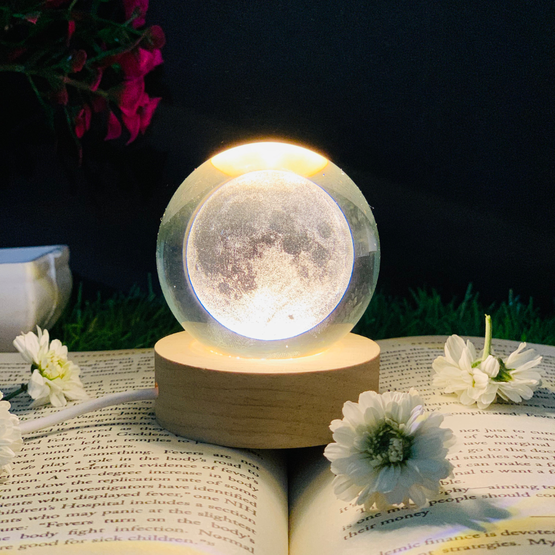 Crystal Moon Lamp